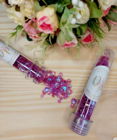 Tubete com Lantejoulas Uva para Shaker Box