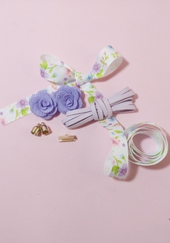 Kit fitas | Floral Lilas