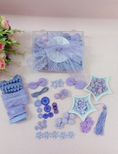 Caixinha com Fofuras Lilas lavanda