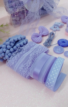 Caixinha com Fofuras Lilas lavanda