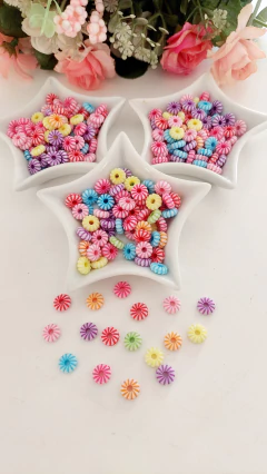 Entremeio Rosquinhas coloridas - com furo passante - comprar online