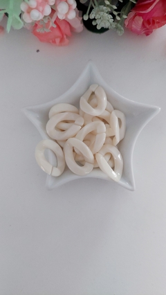 Elo oval torcido (correntinha) - cores variadas - 24x17mm na internet