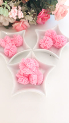 Imagem do Pompom de Tule - 25mm cores variadas