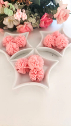 Pompom de Tule - 25mm cores variadas