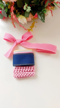 Kit Fitas Rosa Chiclete