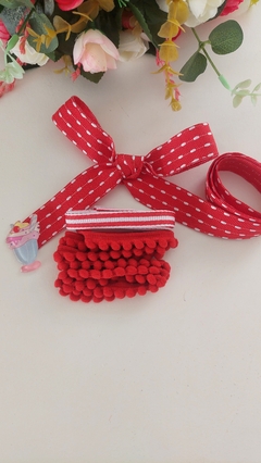 Kit fitas Vermelho com Milk