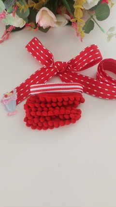 Kit fitas Vermelho com Milk - comprar online