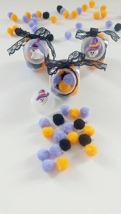 Bomboniere de pompom - Hallowen