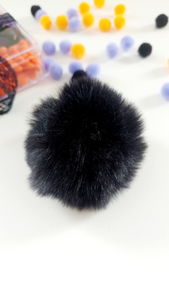 Pompom Pelúcia 8cm (preto) - Hallowen - comprar online