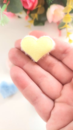 Mini Corações de Pelúcia 30mm - Candy Colors na internet