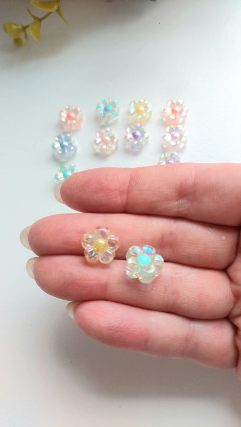 Entremeio Margarida Irizada com miolo Colorida