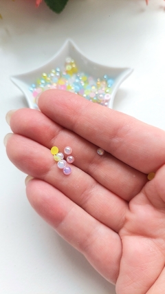 Meia Perola Furta-cor 3mm