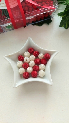 Mix de Perolas Craquelada Natalino de 8mm