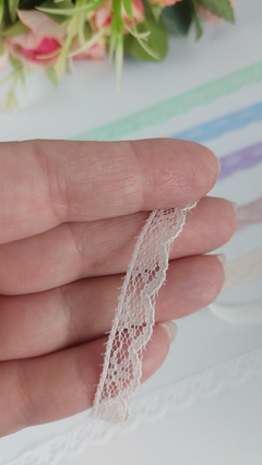 Renda de Nylon número 02 - 10mm RI - várias cores - tons claros - loja online