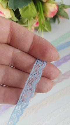 Renda de Nylon número 02 - 10mm RI - várias cores - tons claros na internet