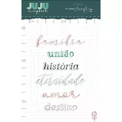 Enfeite Acrilico União | Coleção Nosso Encanto | Juju Scrapbook