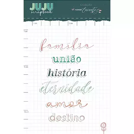 Enfeite Acrilico União | Coleção Nosso Encanto | Juju Scrapbook