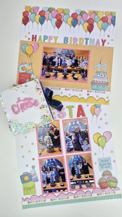Aula Gratuita no YouTube "Mini Álbum Happy Birthey " - loja online