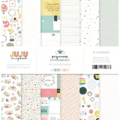 Kit Coordenado - Coleção Pequenos Companheiros | JuJu Scrapbook