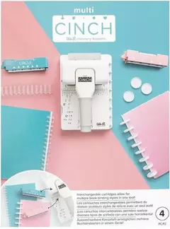 MINI ENCADERNADORA MULTI CINCH DISCO E CIRCULO - WE R MEMORY KEEPERS
