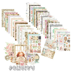 Coleção FELICITY - Papel Bloco 21x30,5cm 20 folhas - 240G - Carina Sartor
