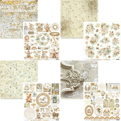 Coleção LE PETIT POA - Papel Bloco 30,5x30,5cm 18 fls 240G - Carina Sartor - Doce Papel Scrapbook