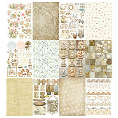 Coleção LE PETIT POA - Papel Bloco 21x30,5cm 20 folhas - 240G - Carina Sartor - Doce Papel Scrapbook