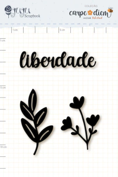 Enfeite Blackboard Liberdade - Coleção Carpe Diem | Juju Scrapbook