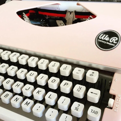 Maquina de Escrever - Typewriter Pink - WeR na internet