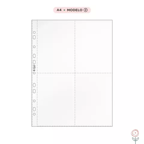 Plásticos para Álbum A4 - Modelo 2 | JuJu Scrapbook