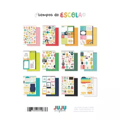Bloco A4 para Scrapbook - Coleção Tempos de Escola - Juju Scrapbook - comprar online