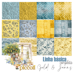 Coleção PICCOLI - Básico Gold & Jeans Completa 240G - Carina Sartor