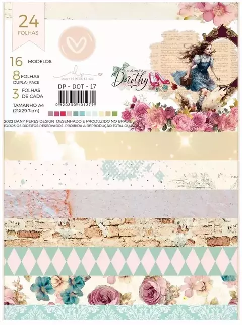 Bloco A4 - Coleção Doroty - Dany Peres Design