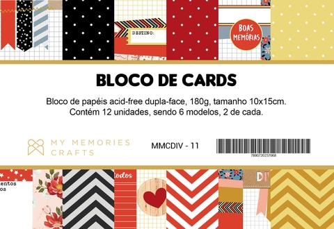 Bloco De Cards 10x15 - Coleção Minha Diversão - My Memories Crafts