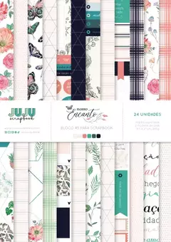 Bloco A5 para Scrapbook - Coleção Nosso Encanto | JuJu Scrapbook