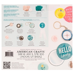 Máquina de Fazer Bottons - Button Press - Button Maker Kit WeR Memory Keepers - Doce Papel Scrapbook