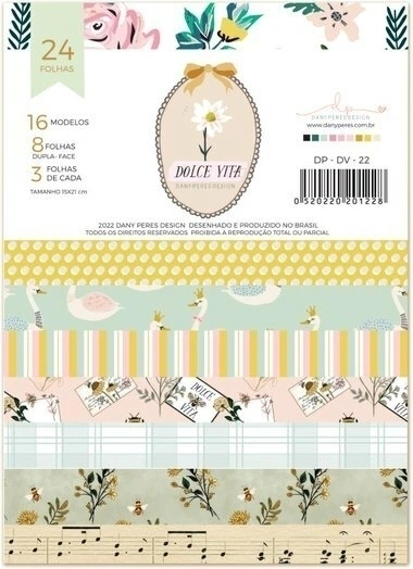 BLOCO A5 | COLEÇÃO DOLCE VITA | DANY PERES DESIGN