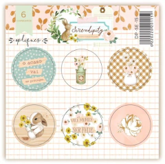 APLIQUE EM CHIPBOARD ADESIVADO | COLEÇÃO SERENDIPITY | DANY PERES DESIGN