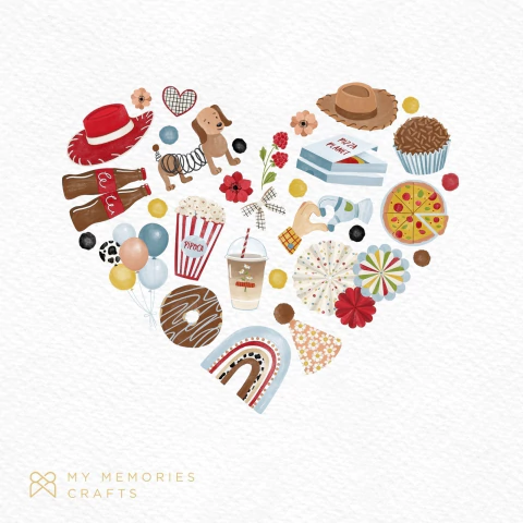 KIT PAPÉIS COM 6FL 30,5X30,5 - COLEÇÃO MINHA PESSOA - MY MEMORIES CRAFTS