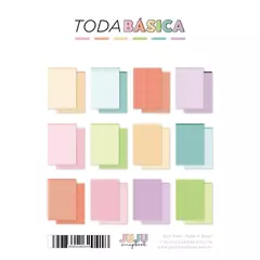Bloco A5 para Scrapbook - Coleção Toda Básica | JuJu Scrapbook - comprar online