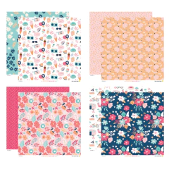 KIT 12 FOLHAS | COLEÇÃO A AVENTURA ESTÁ LA FORA | LEMON PAPER DESIGN - comprar online