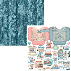 Coleção GARDEN Papel Bloco 30,5×30,5cm 9 fls 240G – - Doce Papel Scrapbook