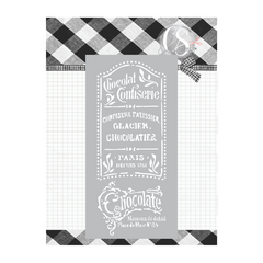 Coleção GARDEN – Stencil Chocolate – 1 Peça – Carina Sartor