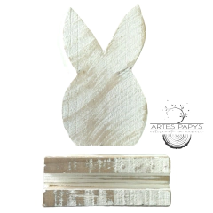 Coleção GARDEN – Coelho P Madeira Pátina – 2 peças – Carina Sartor na internet