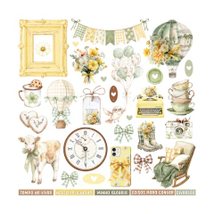 Kit Papéis com 10 folhas da COLEÇÃO VIDA LINDA DE VIVER 1 - Decore Crafts - comprar online