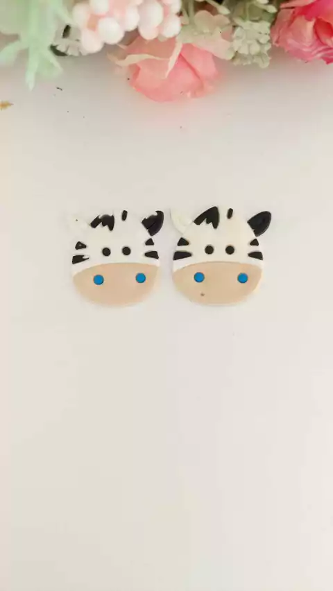 Aplique emborrachado Vaquinha - com 2 unidades