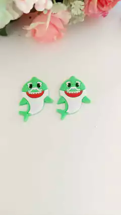 Imagem do Aplique emborrachado Baby Shark - com 2 unidades