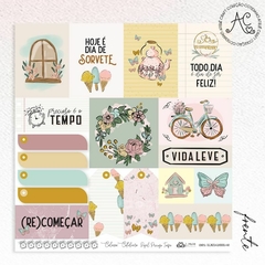 KIT PAPÉIS COM 6 FOLHAS | COLEÇÃO COTIDIANO | ATELIÊ CRAFT - loja online
