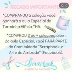 kit com 2 coleções de papeis com 6 folhas (cada) - Coleção A Arte da Amizade - Thayza Ramos na internet