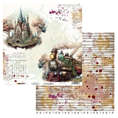 kit com 8 folhas 30.5x30.5 | Escola de Magia | Dany Peres Design